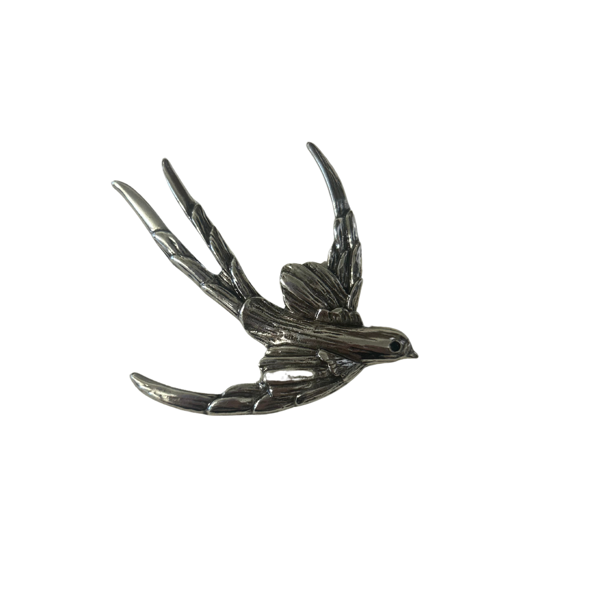 Broche Andorinha Prata