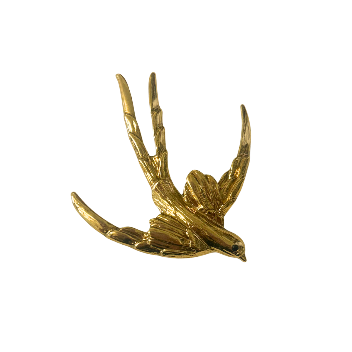 Broche Andorinha Dourado