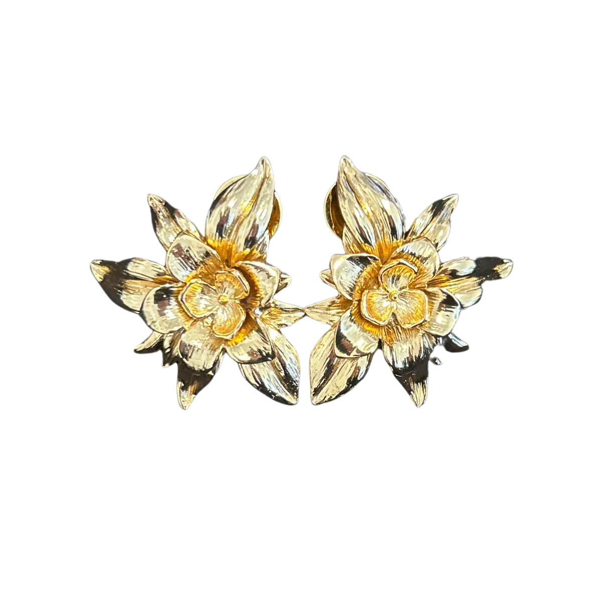 Brinco Flor Dourado