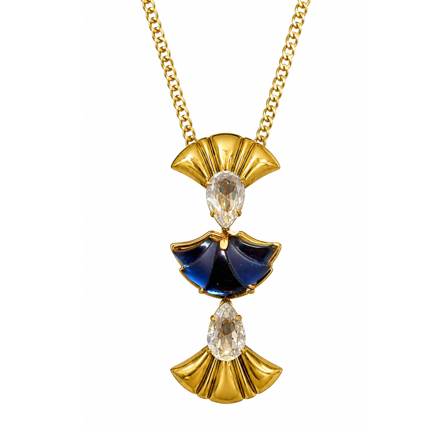 Cristal Eclát Azul Marinho Cristal Longo