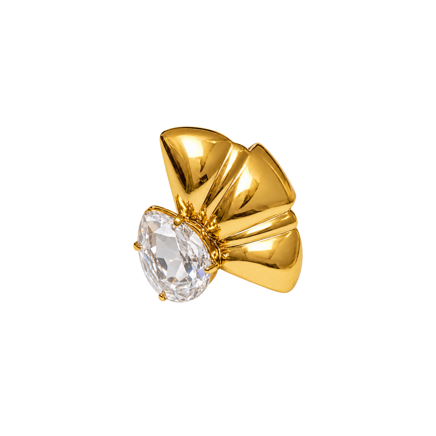 Anel Eclát Cristal Branco