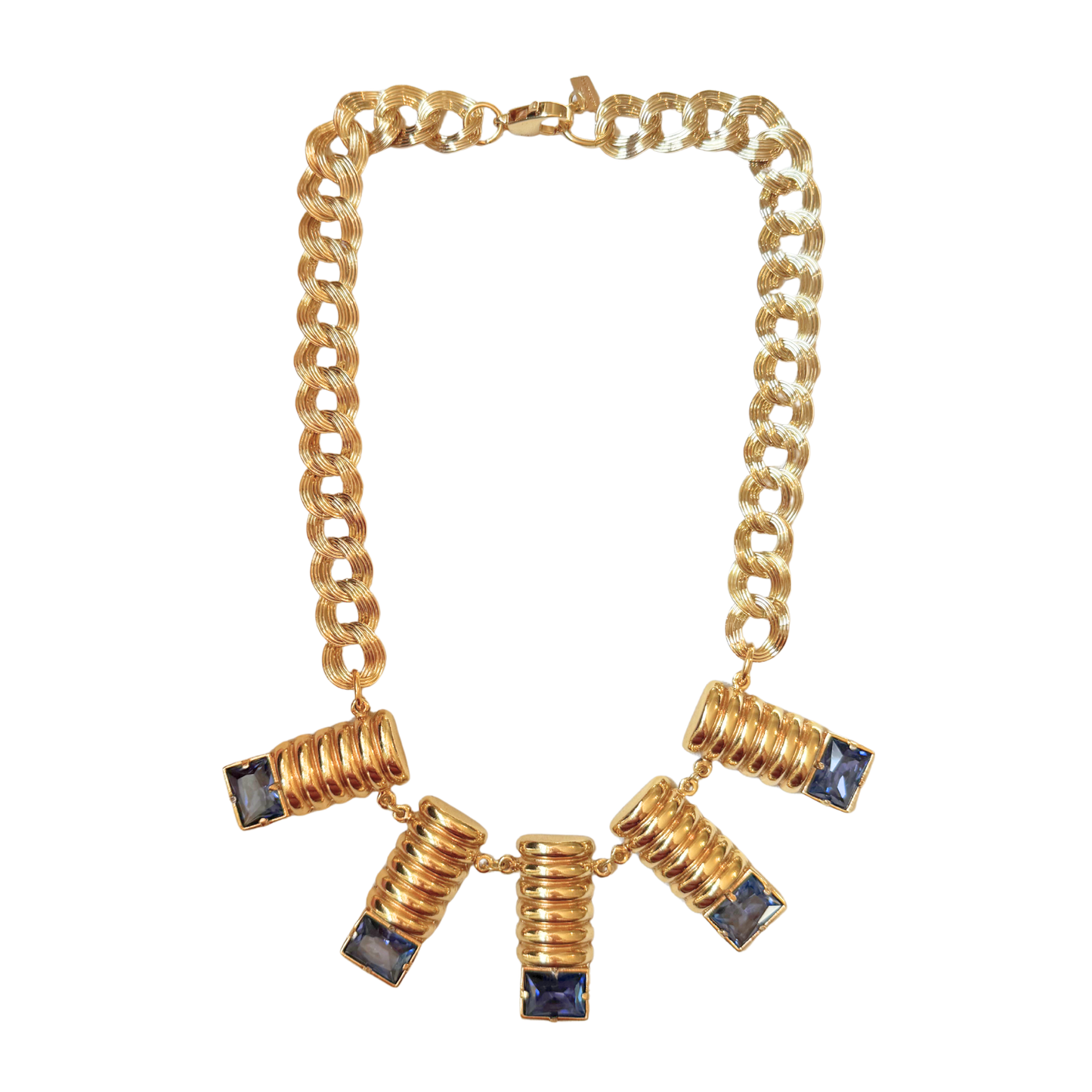 Colar Duchamp Cristal Azul
