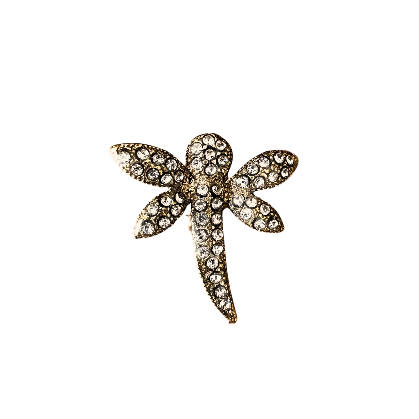 Broche Libélula Cravejado