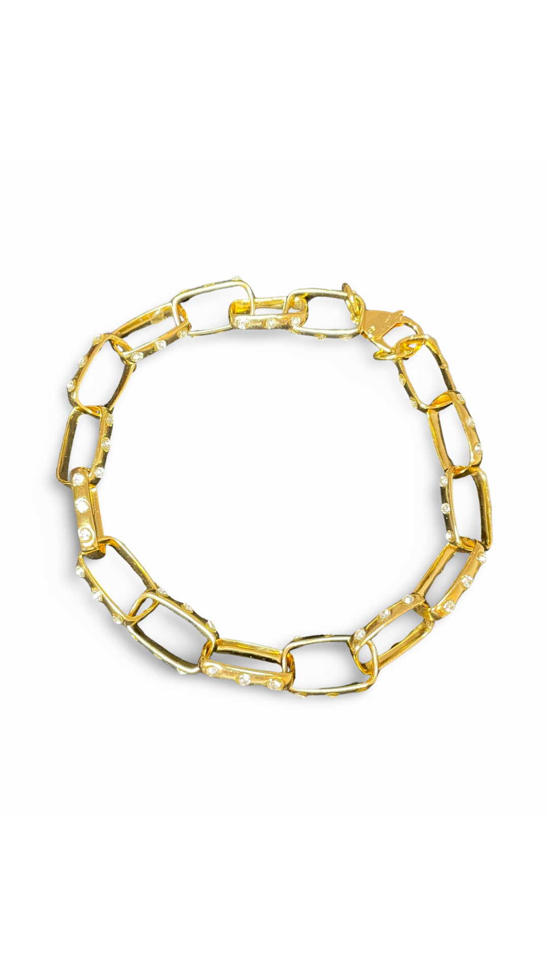 Colar Chains com Cristais