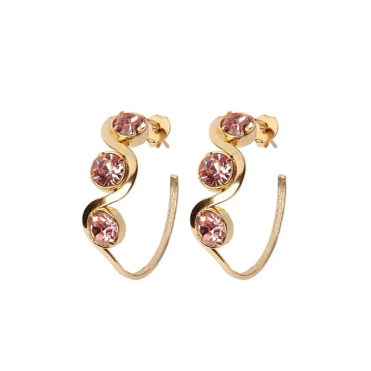 Argola Modernist Pink