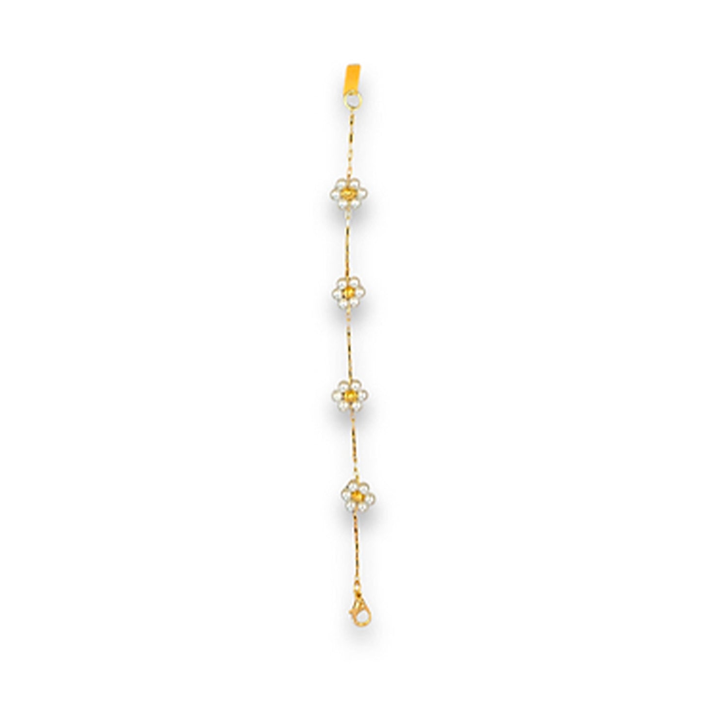Pulseira Flor Pérola