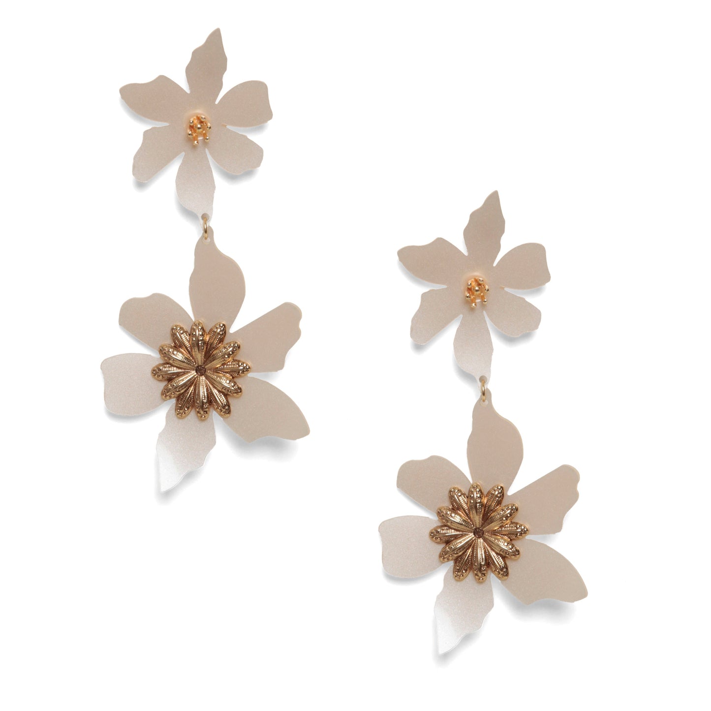 Brinco Flowers duplo