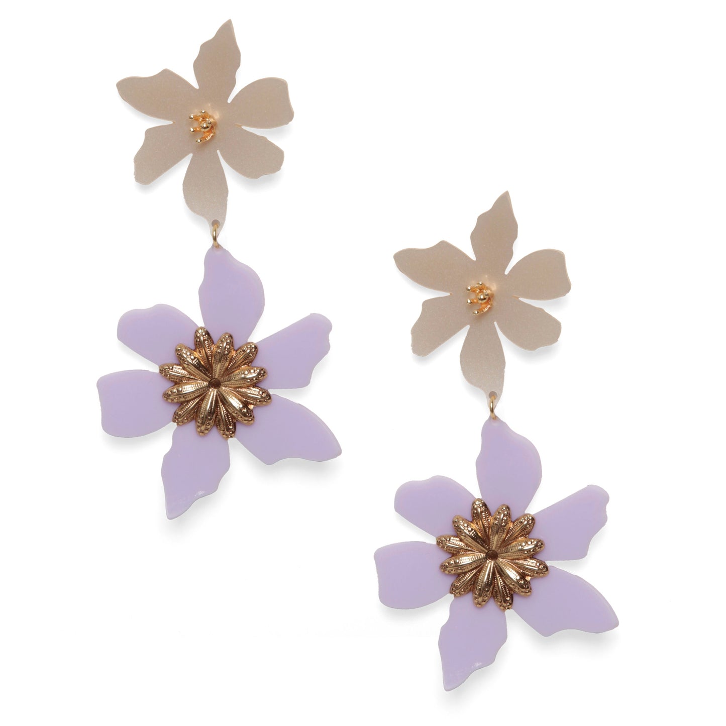 Brinco Flowers duplo