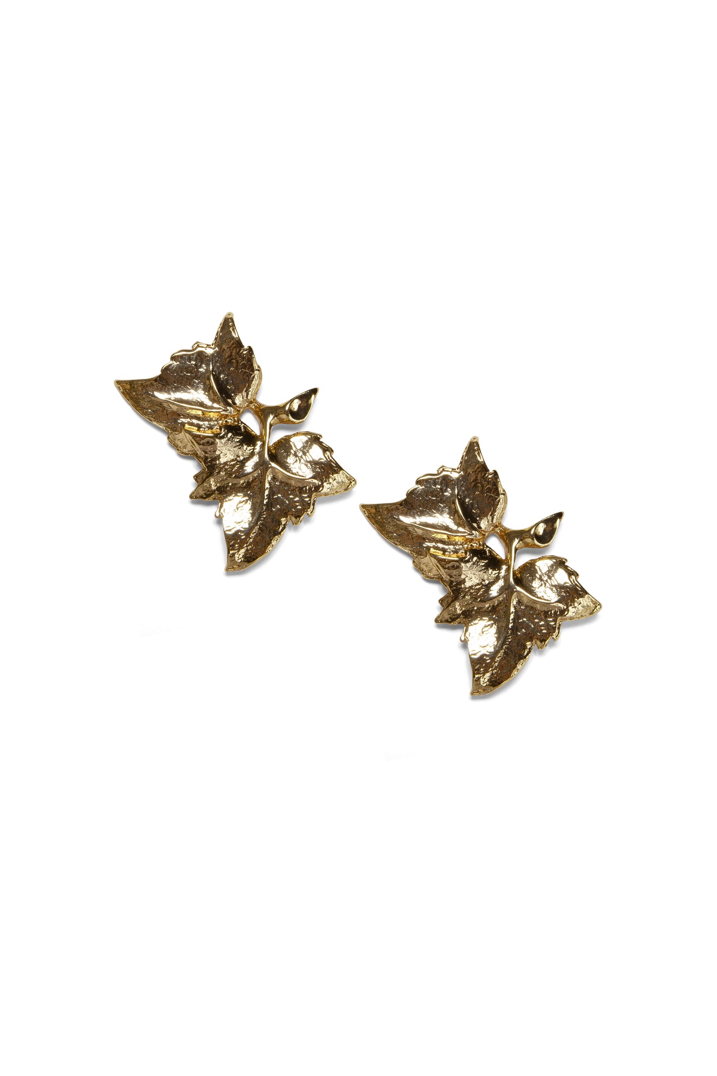 Brinco folhas de uva duplo