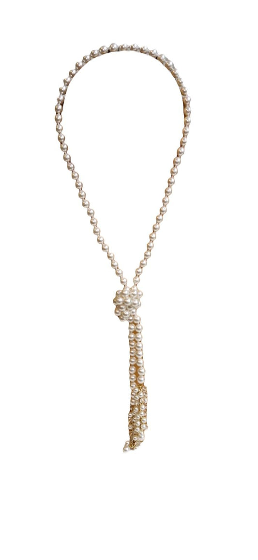 Colar pérolas Gatsby