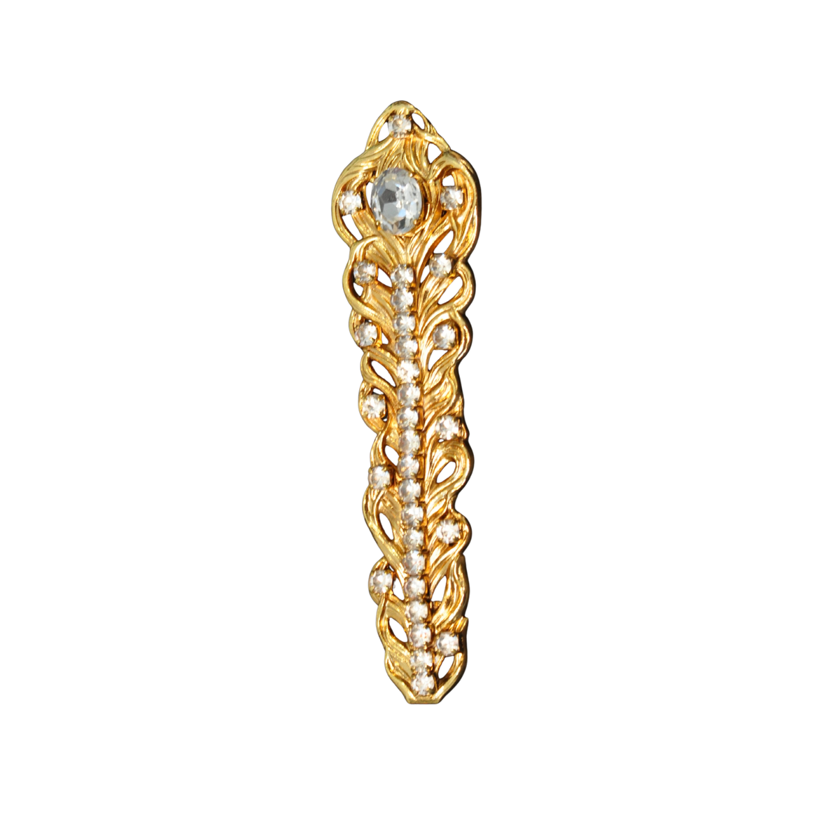 Broche Baguette Cravejado