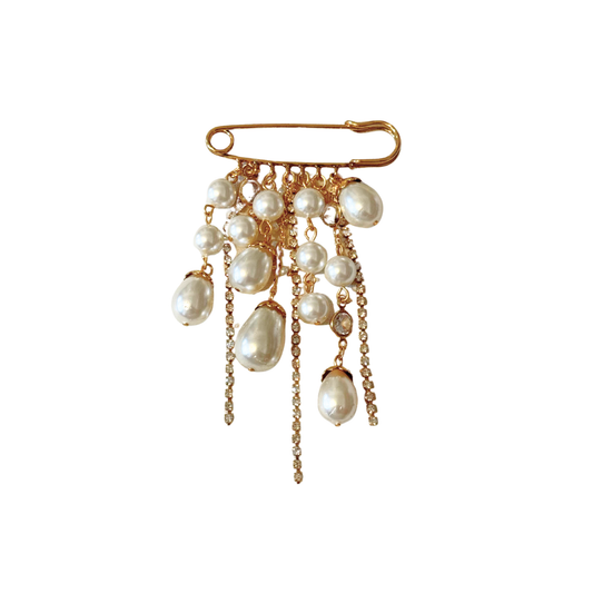 Broche Alfinete Mix de Pérolas