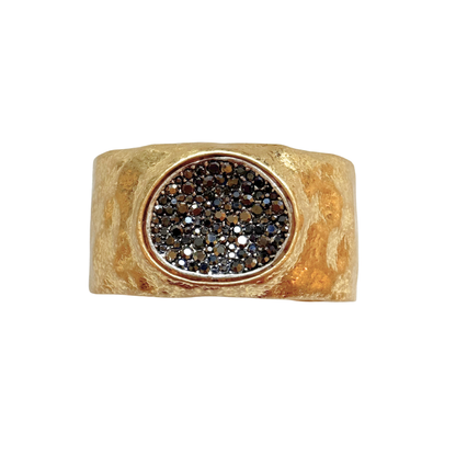 Pulseira Dourada com Hematita
