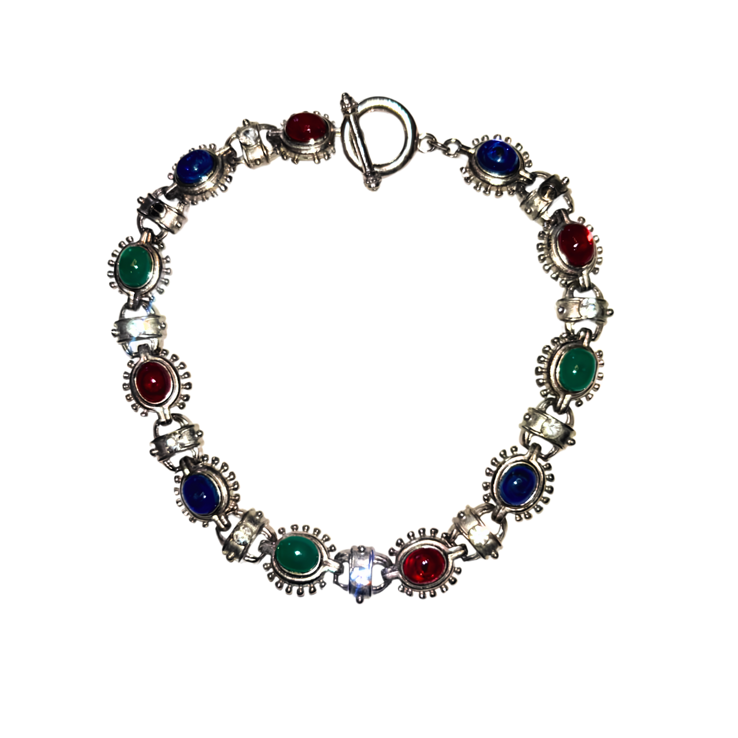 Chocker Prata Cristais