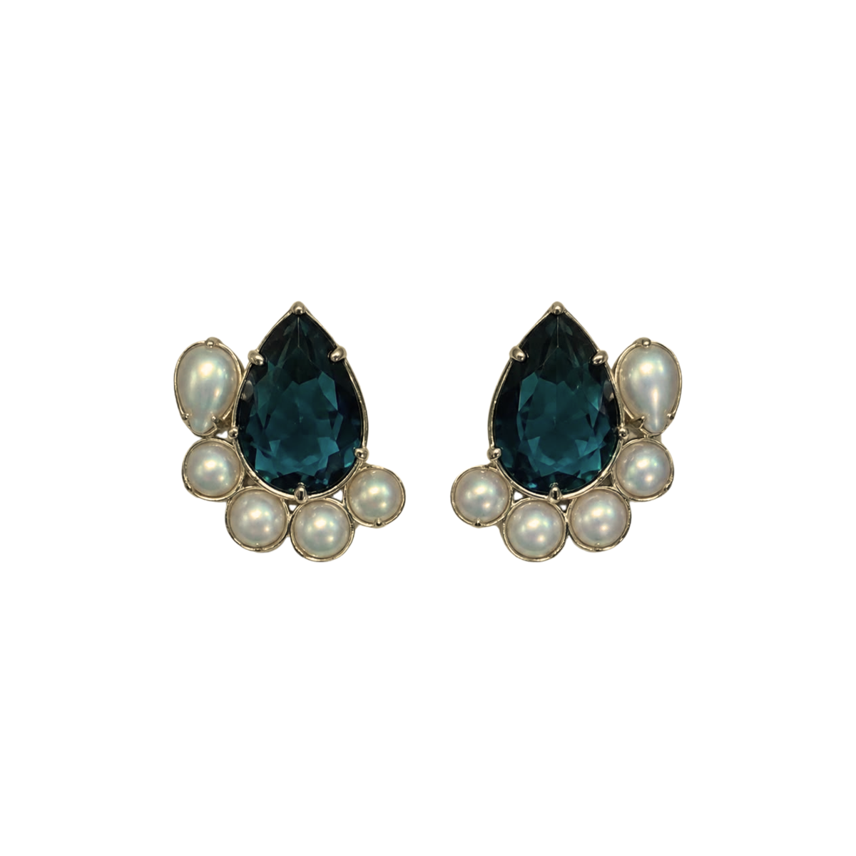 Brinco Chateau Cristais Verdes