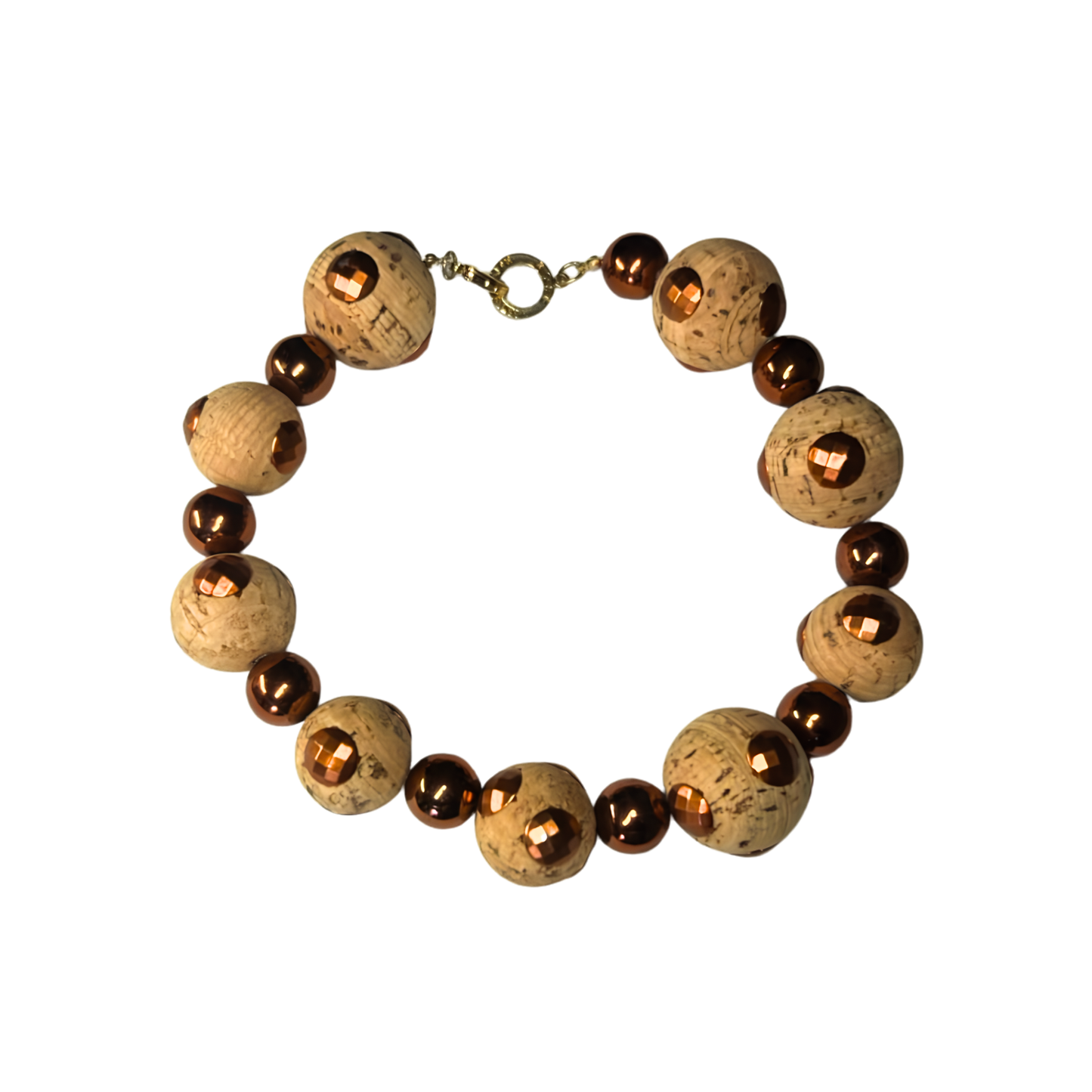 Chocker Bolas Madeira