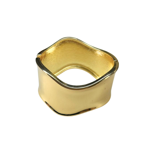 Pulseira Dourada Orgânica