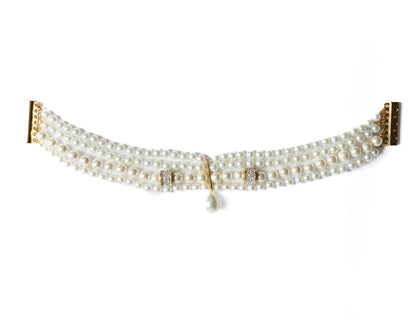 Choker pérola com gota