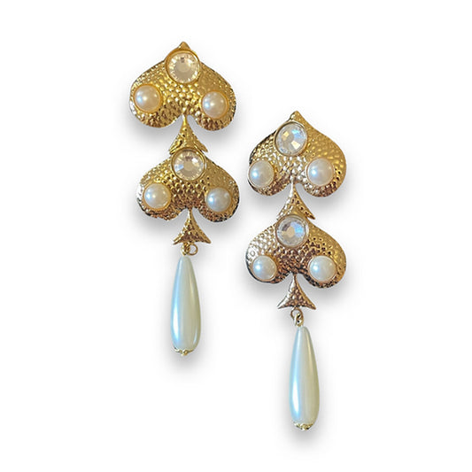 Brinco Coração Gota