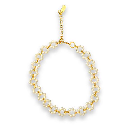 Colar Chocker Flores