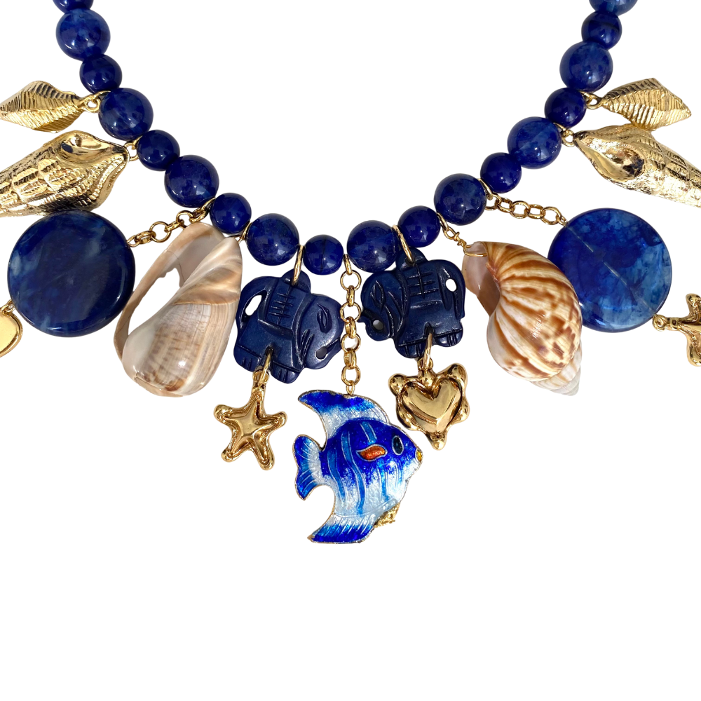 Colar Lápis Lázuli