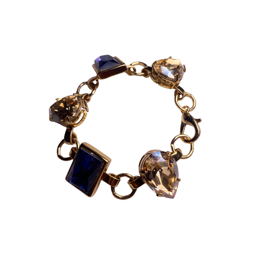 Pulseira Josephine Cristais e Gotas