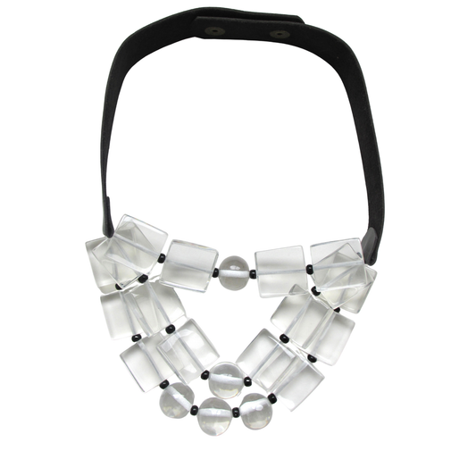 Colar Lúmen Geométrico Resina