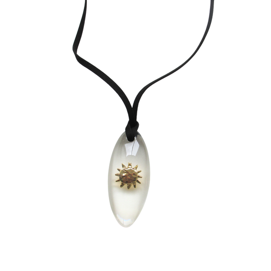 Colar Tubo Resina Sol