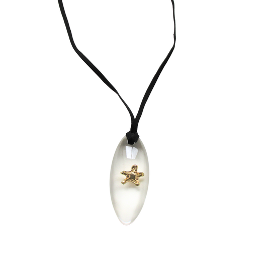 Colar Tubo Resina Estrela