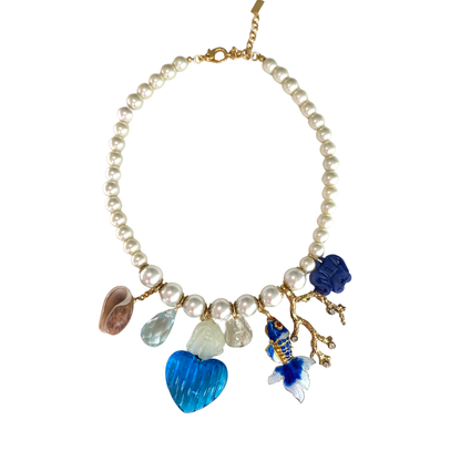 Colar Degradê Pérolas Fundo do Mar