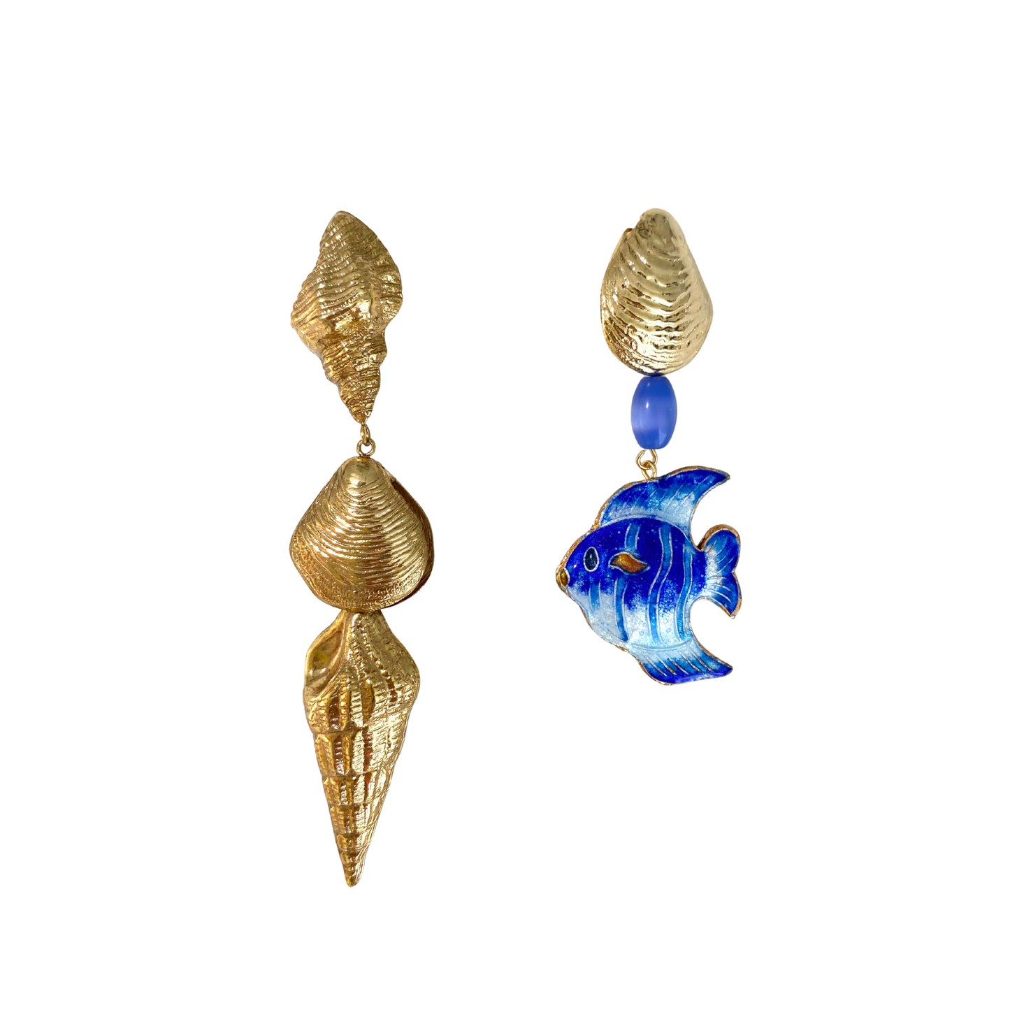 Brinco Conchas e Peixe