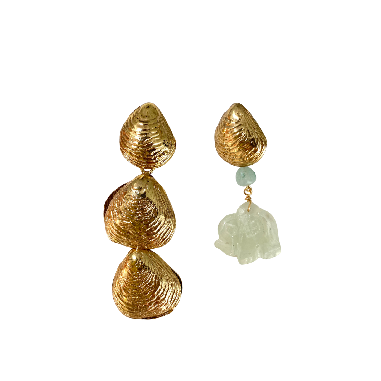 Brinco Conchas e Elefante