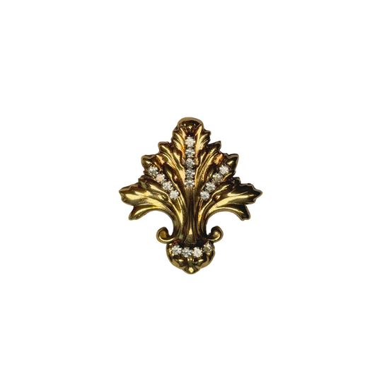 Broche Vintage com Cristais