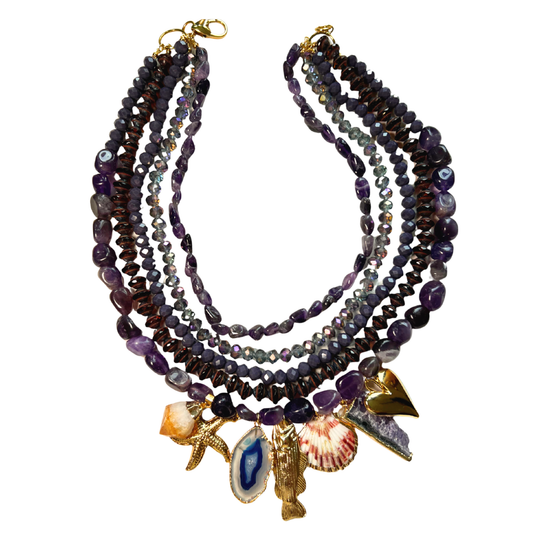 Colar Maxi Ametistas