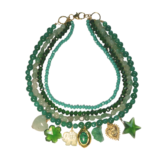 Colar Maxi Jade Verde