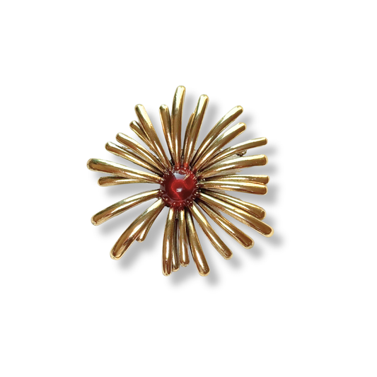 Broche Flor Dourada