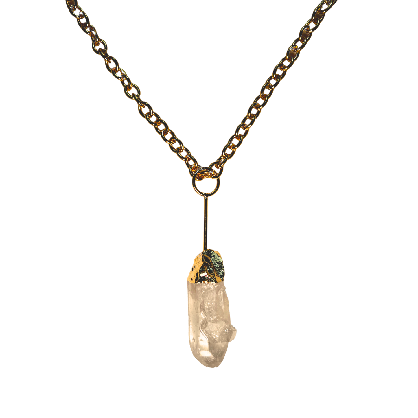 Colar Cristal Quartzo Branco