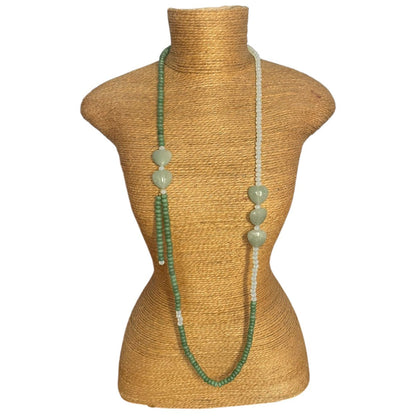 Colar Sautoir Jade Natural